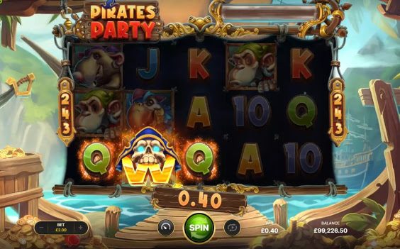 Pirates Party gokkast logo
