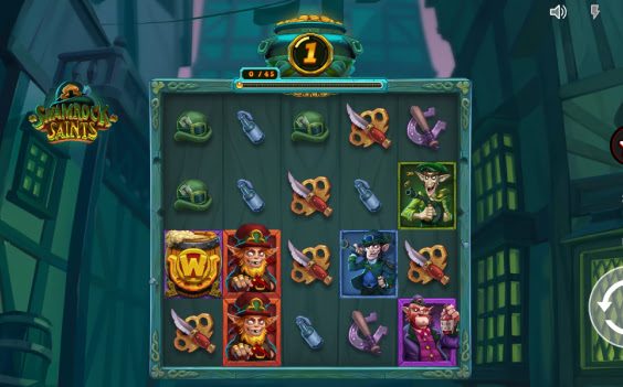 Shamrock Saints gokkast printscreen