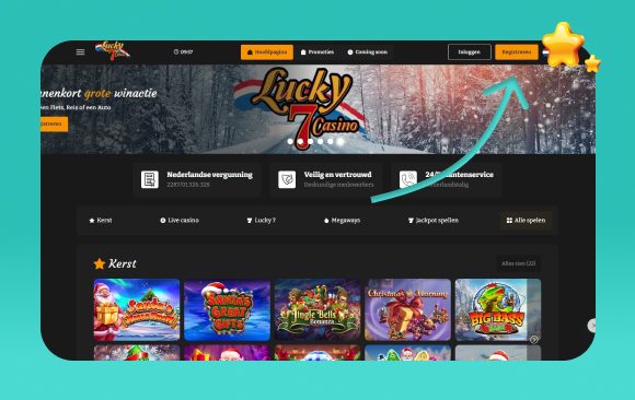 Lucky 7 casino stap 1 logo
