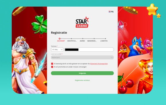 Starcasino How To logo stap 3