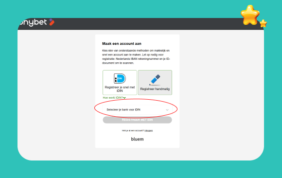 TonyBet registratie stap 3